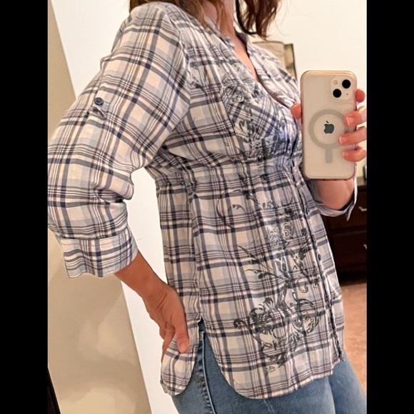 81. PLAID RETRO SHIRT - Picture 2 of 7